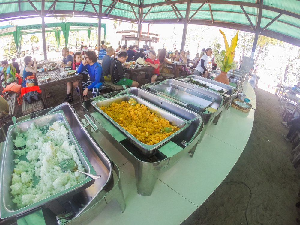 Buffet Lunch at Cowrie Island in Puerto Princesa, Palawan