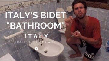 Italys Bidet: Cleaning Yourself After Using The Toilet.